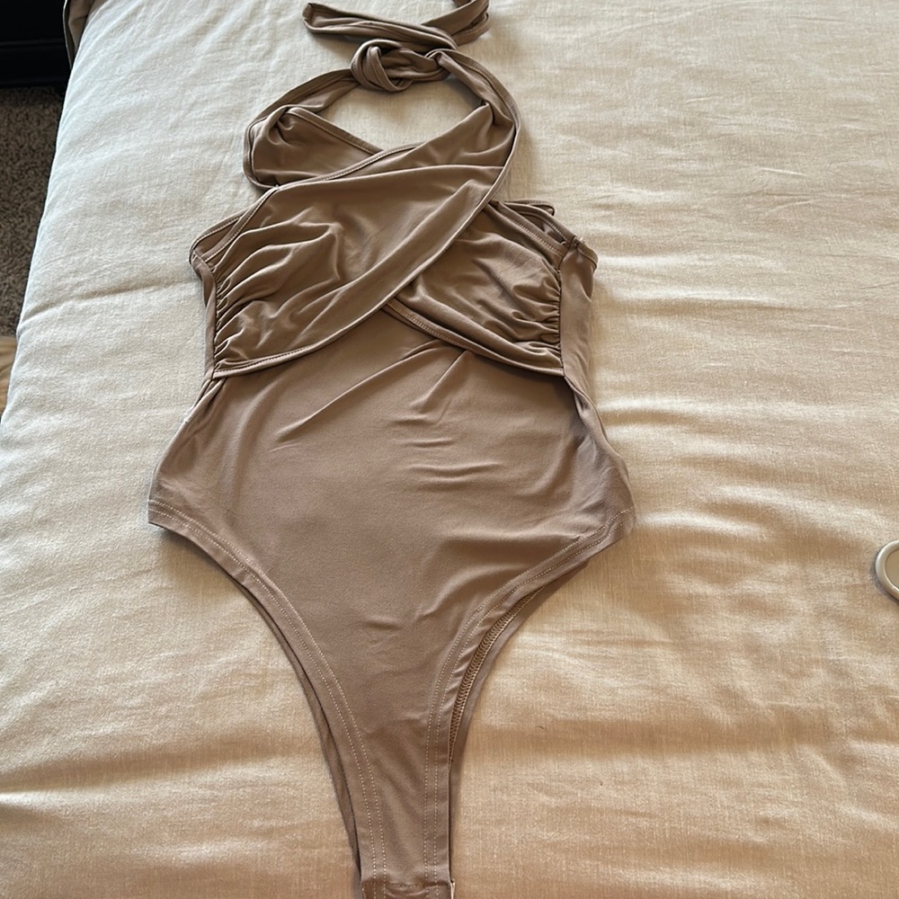 Boutique Halter Top Bodysuit